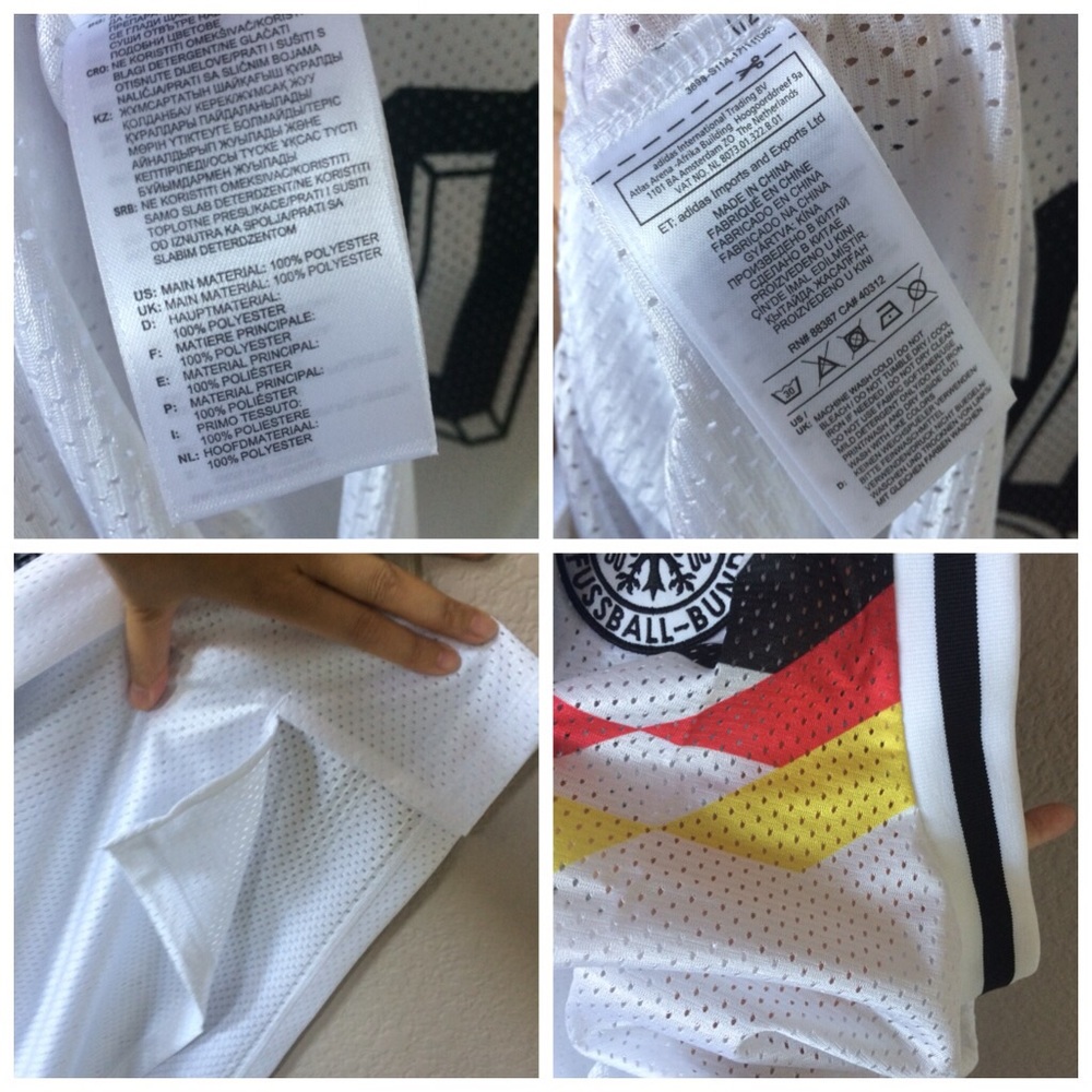 Adidas Germany Soccer Jersey tank dress white - Picture 8 of 8